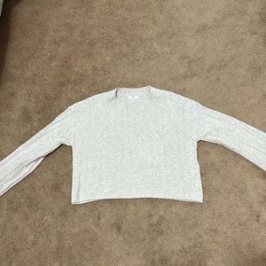 BP Nordstrom Beige Cropped Sweater